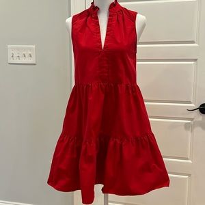Amanda Uprichard Tiered Saffron Dress - New
